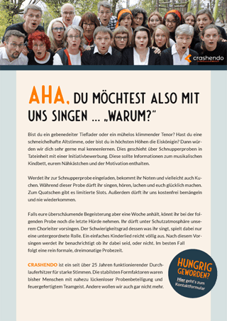 Crashendo Mitmachen Infoflyer